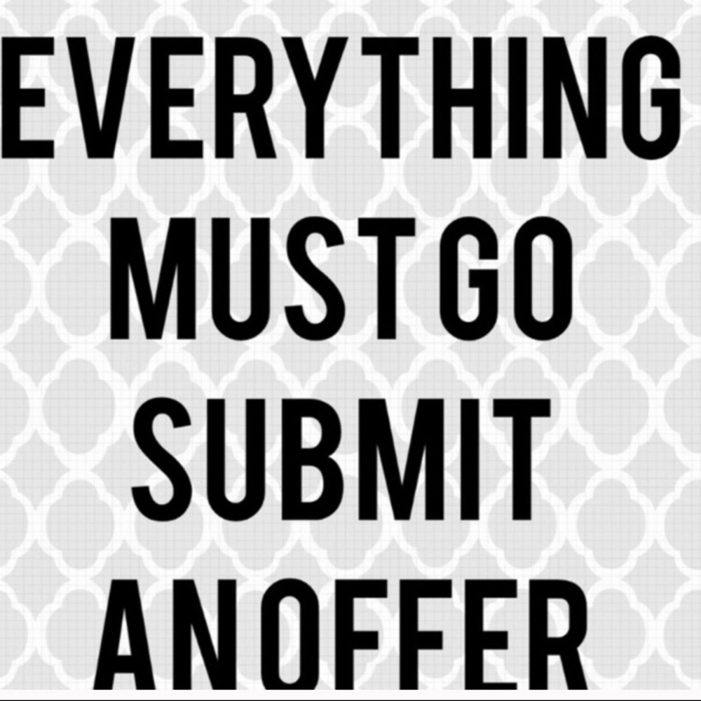 Winter sale, everything must go!